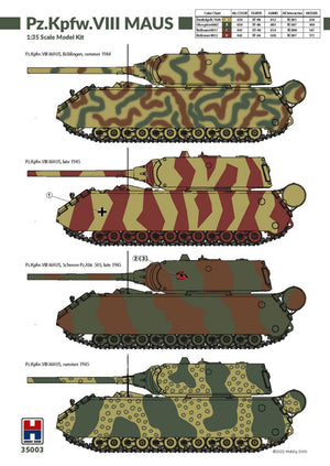 Hobby 2000 35003 Pz.Kpfw. VIII MAUS ( TAKOM + CARTOGRAF ) 1/35 – image 2