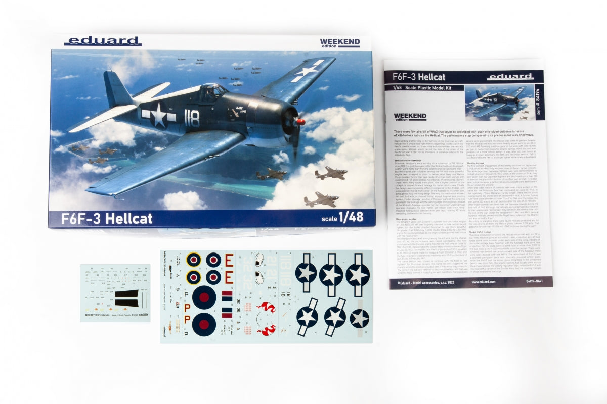 Eduard 84194 F6F-3 Hellcat Weekend Edition 1/48 – obrázek 3