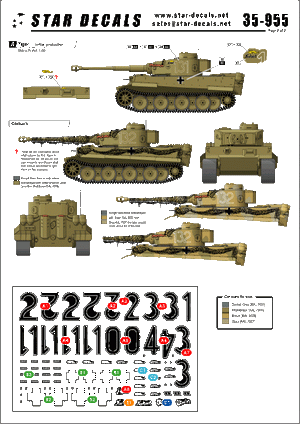 Star Decals 35-955 Afrika Tigers 2 1/35 – imagen 2