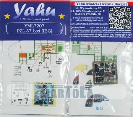 Yahu YML7207 PZL 37 Moose 1/72