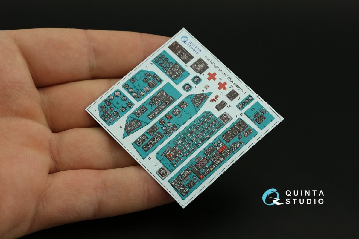 Quinta Studio QDS-35065 Mi-8MT 3D-Printed &amp;amp; colored Interior on decal paper (Trumpeter) (Small version) 1/35 – immagine 8