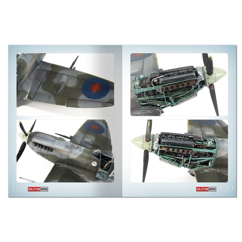 AMMO by Mig Jimenez 6536 SOLUTION BOOK 34 - BLACK EDITION - How to Paint Late WWII RAF Aircraft (Multilingual)