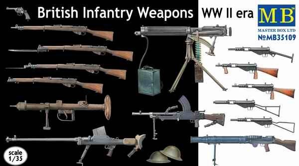 Master Box 35109 British Infantry Weapons (1939-1945) 1/35
