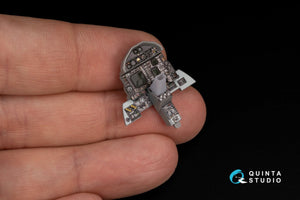 Quinta Studio QD+48341 F-4G early 3D-Printed &amp;amp; colored Interior on decal paper (Meng) (with 3D-printed resin parts) 1/48 – immagine 17