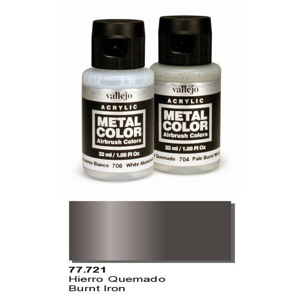 Vallejo 77721 Metal Color - Burnt Iron 32ml