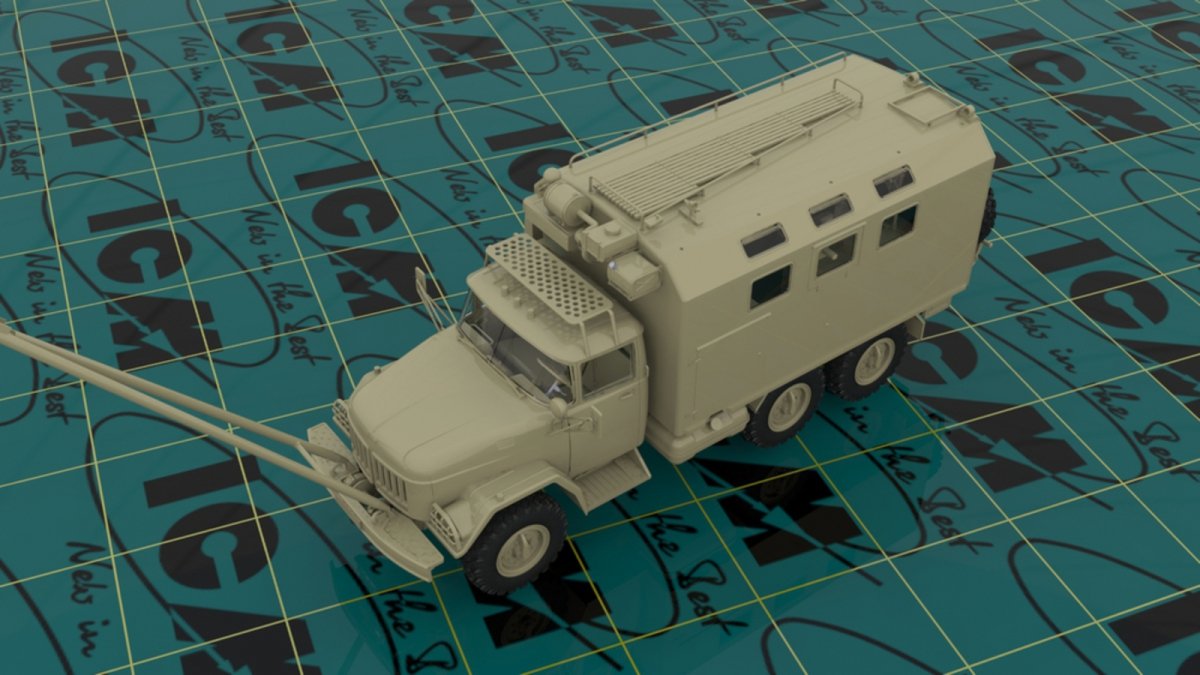 ICM 35520 ZiL-131 MTO-AT, Soviet Recovery Truck 1/35 – image 3