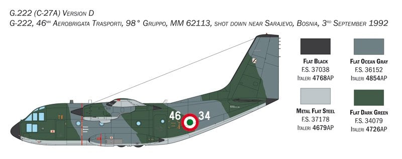 Italeri 1450 C-27J SPARTAN / G.222 1/72 – image 5