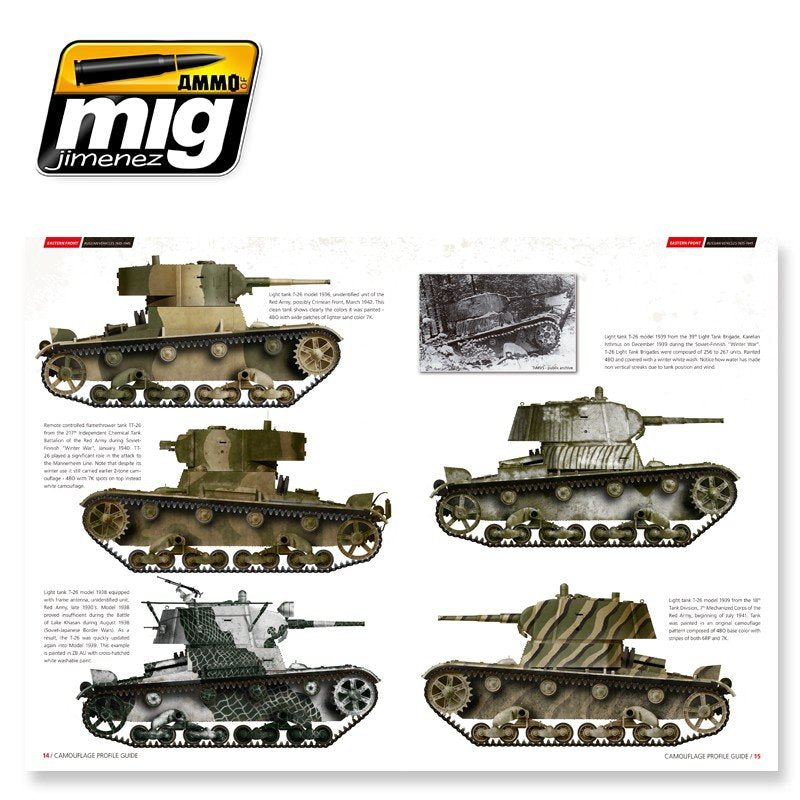 AMMO of Mig Jimenez 6007 EASTERN FRONT. RUSSIAN VEHICLES 1935-1945. CAMOUFLAGE GUIDE (English) – image 5