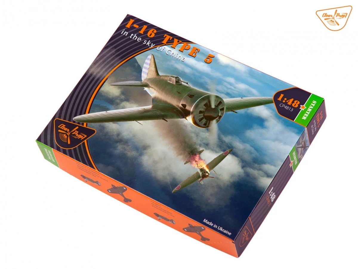 Clear Prop! CP4813 Polikarpov I-16 type 5 - in the sky of China STARTER KIT 1/48 – obrázek 2