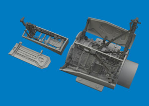 Eduard 6481188 Lockheed Martin F-16 C - Wheel Bays &amp; Legs Heavy Weight Tamiya Kits / 3D-Printed 1/48