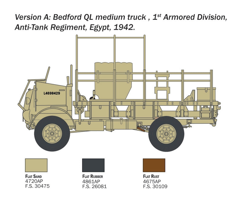 Italeri 0241 Bedford QL Medium Truck 1/35 – Bild 5