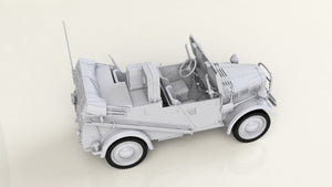 ICM 35583 le.gl.Einheitz-Pkw Kfz.2, WWII German Light Radio Communication Car 1/35 – zdjęcie 4