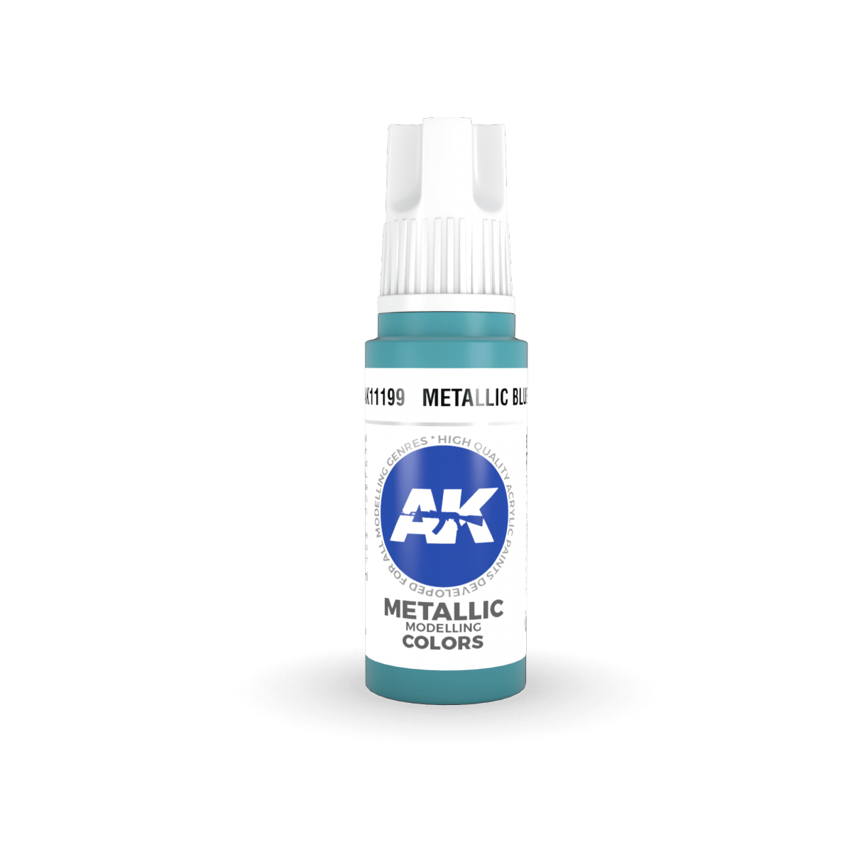 AK Interactive AK11199 METALLIC BLUE – METALLIC 17ml – image 2
