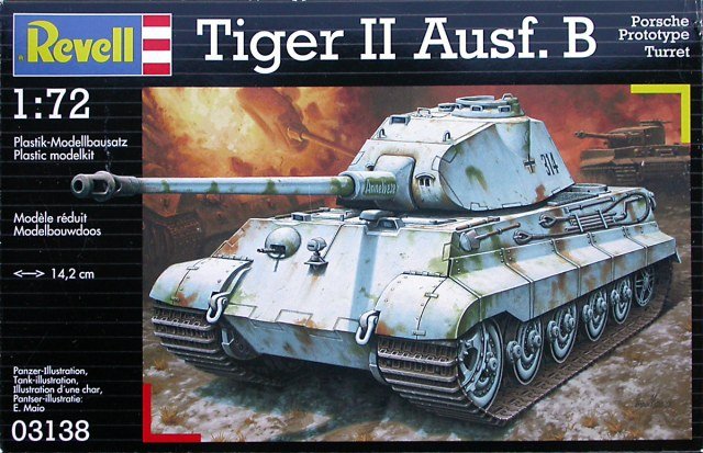 Revell 03138 Tiger II Ausf. B Porsche Prototype Turret 1/72