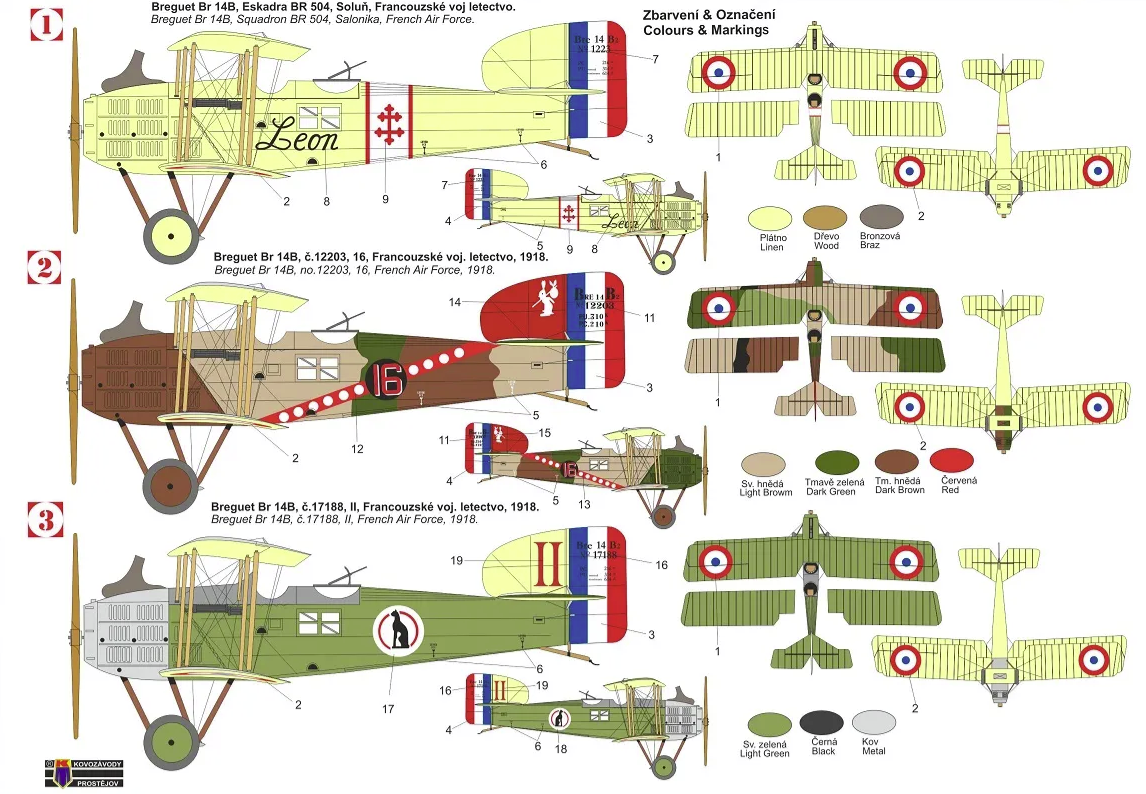 Kovozavody Prostejov KPM0322 Breguet Bre-14B 1/72 – image 2