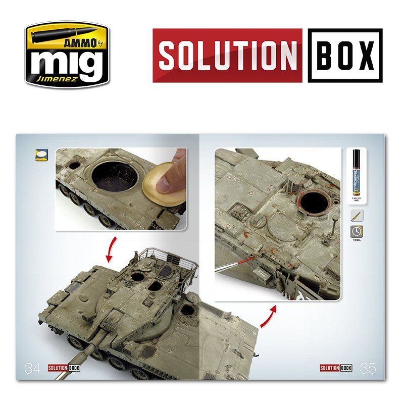 Ammo of Mig 6501 SOLUTION BOOK HOW TO PAINT IDF VEHICLES (Multilingual) – Bild 6