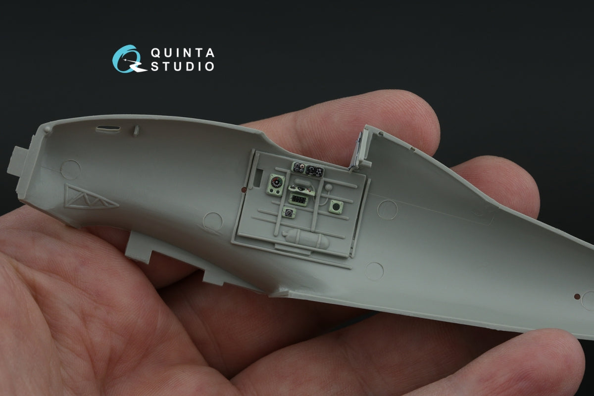Quinta Studio QD48467 Macchi MC.200 Saetta (Late) 3D-Printed colored Interior on decal paper (Italeri/Tamiya) 1/48 – obrázek 10