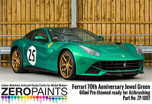 Zero Paints ZP-1007-J Jewel Green - Ferrari 70th Anniversary Paint 60ml