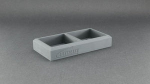 Porte-bouteille de colle double Ultimate Modeling UMP138 (pour Tamiya) Gris