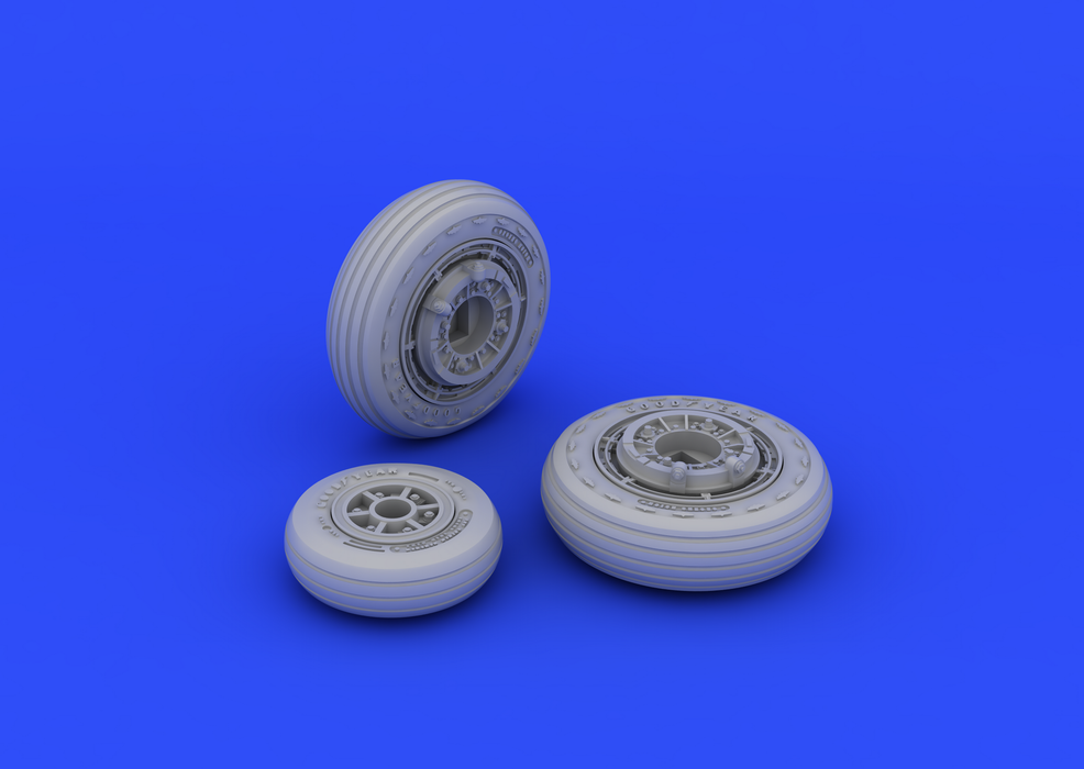 Eduard 648176 F-104 undercarriage wheels early 1/48 (Hasegawa) – image 3
