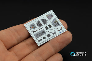 Quinta Studio QDS+48261 Tornado GR.1 3D-Printed colored Interior on decal paper (Revell) (small version) (with 3D-printed resin parts) 1/48 – obrázek 5