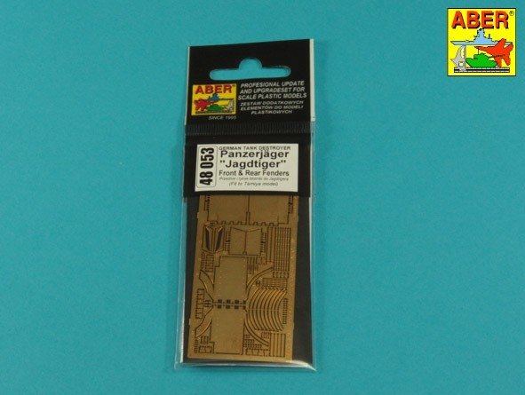 Aber 48053 Jagdtiger Sd.Kfz. 186 – Front &amp;amp; Rear Fenders 1/48 – image 6