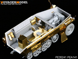 Voyager Model PEA141 WWII German Sd.Kfz.250 NEU Stowage Bins &amp;amp; Fenders (For DRAGON Kit) 1/35 – image 3