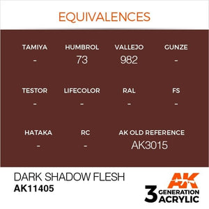 AK Interactive AK11405 Dark Shadow Flesh 17ml – image 3
