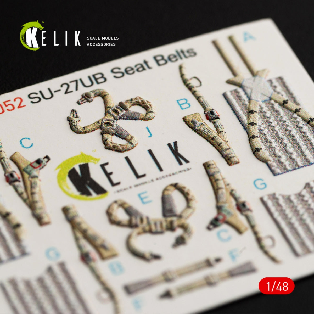 KELIK K48052 SU-27UB FLANKER INTERIOR 3D DECALS FOR GWH KIT 1/48 – Bild 7
