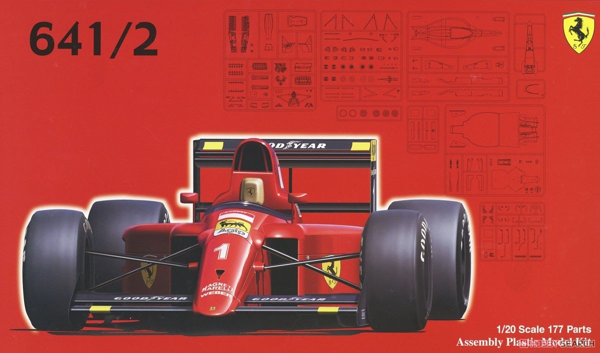 Fujimi 092140 GP-26 Ferrari 641/2 (GP du Mexique/GP de France) 1/20