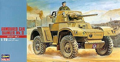 Hasegawa MT24 British Daimler Mk II Armored Car (1/72)