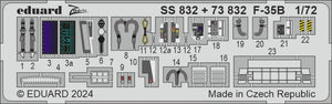 Eduard BIG72184 F-35B detail set Tamiya 1/72 – obrázek 6