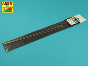 Aber KR-15 Brass square rods 1.5 mm length 245mm x 2 pcs. – Bild 3