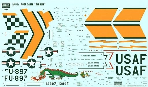 Academy 12234 F-86F &amp;quot;The Huff&amp;quot; Special Edition 1/48 – zdjęcie 2