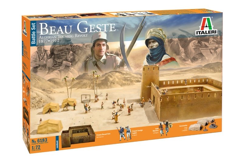 Italeri 6183 BEAU GESTE: Algerian Tuareg Revolt - BATTLE SET 1/72