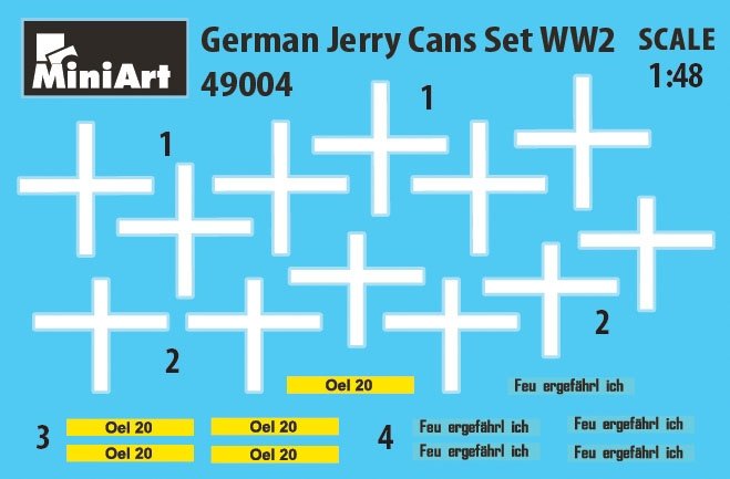 MiniArt 49004 GERMAN JERRY CANS WW2 1/48 – Bild 2