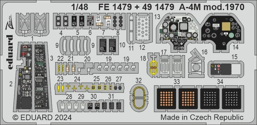 Eduard 491479 A-4M mod. 1970 MAGIC FACTORY 1/48 – immagine 2