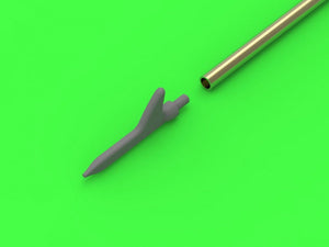Master AM-48-156 American WWII Pitot Tube - &amp;quot;Shark Fin&amp;quot; Type (1 pc.) - used on P-36, P-39, P-40, P-47, A-36, B-239, T-6, B-25 and many others 1/48 – image 2