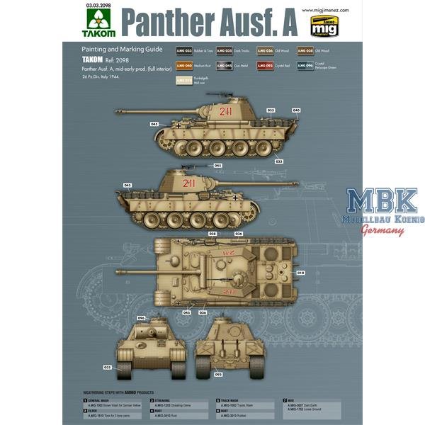 Das Werk DW35010 Panther Ausf.A early / mid Version 1/35 – immagine 4