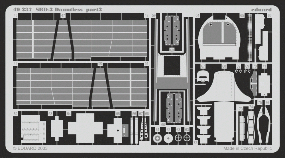 Eduard 49237 SBD-3 1/48 Hasegawa – obrázek 3