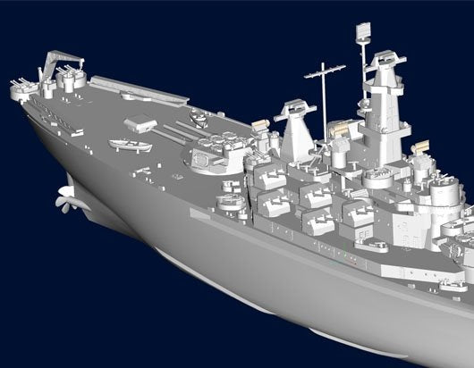 Trumpeter 05762 USS Alabama (BB-60) 1/700 – obrázek 7