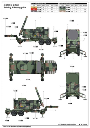 Trumpeter 01023 MPQ-53 C-Band Tracking Radar 1/35 – obrázek 3