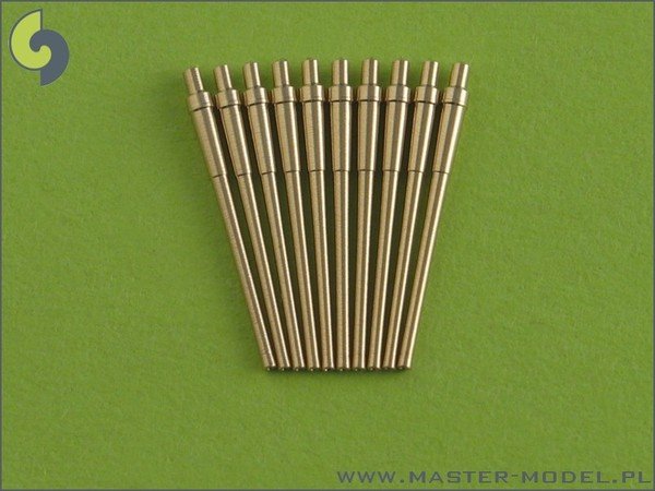 Master SM-700-008 IJN 20cm/50 (8") 3rd Year Type No. 2 barrels - without blastbags (10pcs) - IJN cruisers bridge