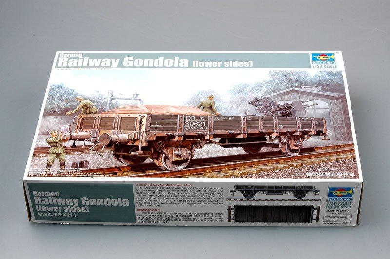 Trumpeter 01518 German Railway Gondola (Lower sides) 1/35 – Bild 2