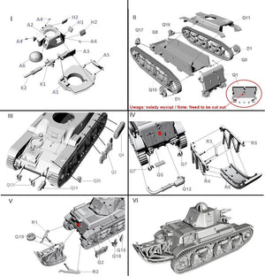 First To Fight PL107 Renault R39 With 37mm SA38 Cannon With &amp;#39;Tail&amp;#39; 1/72 – image 2