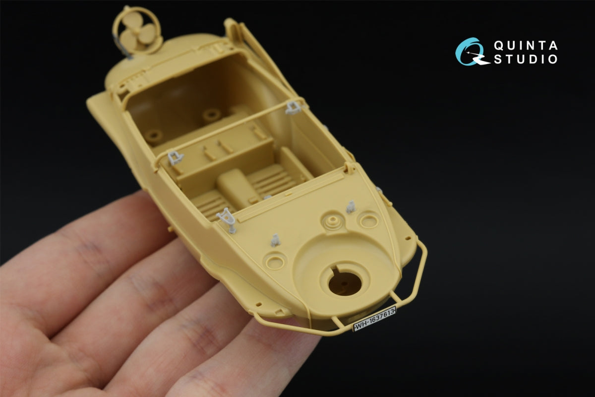 Quinta Studio QD+35145 Schwimmwagen Type 166 3D-Printed &amp;amp; colored Interior on decal paper (Tamiya) (with 3D-printed resin parts) 1/35 – image 9