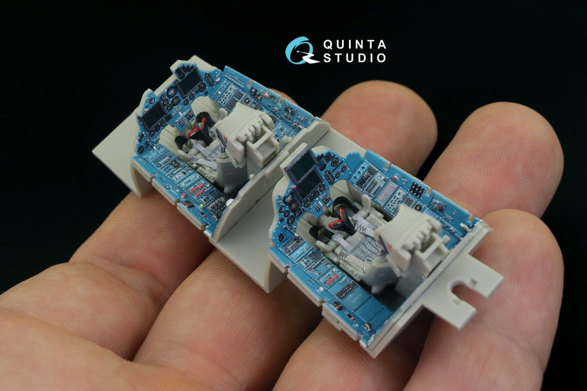 Quinta Studio QD48212 Su-30MKK 3D-Printed &amp;amp; colored Interior on decal paper (KittyHawk) 1/48 – Bild 12
