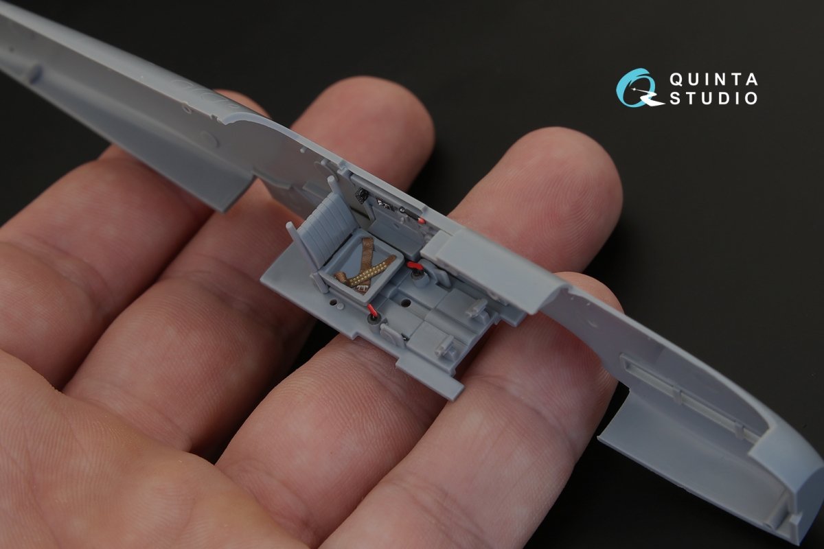 Quinta Studio QD48140 Ki-61-I 3D-Printed &amp;amp; colored Interior on decal paper (for Hasegawa kit) 1/48 – image 3