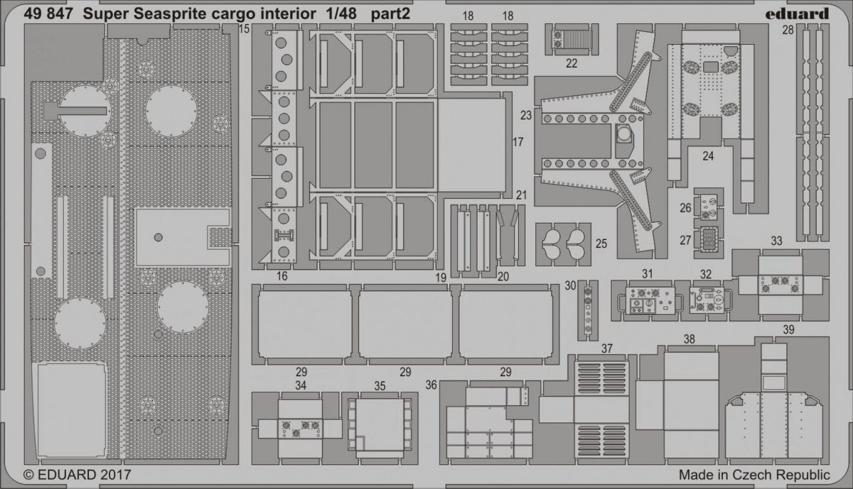 Eduard 49847 Super Seasprite cargo interior 1/48 KITTY HAWK – Bild 2