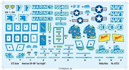 Hobby Boss 87223 CH-46E Seaknight 1/72 – image 3